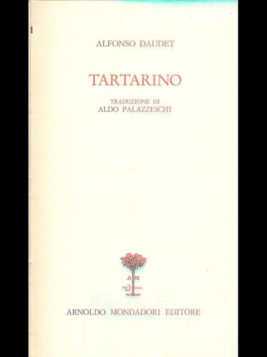 Tartarino - Alphonse Daudet - copertina