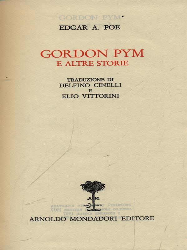 Gordon Pym e altre storie