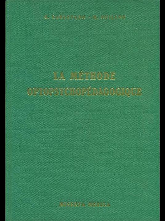 La methode optopsychopedagogique - copertina
