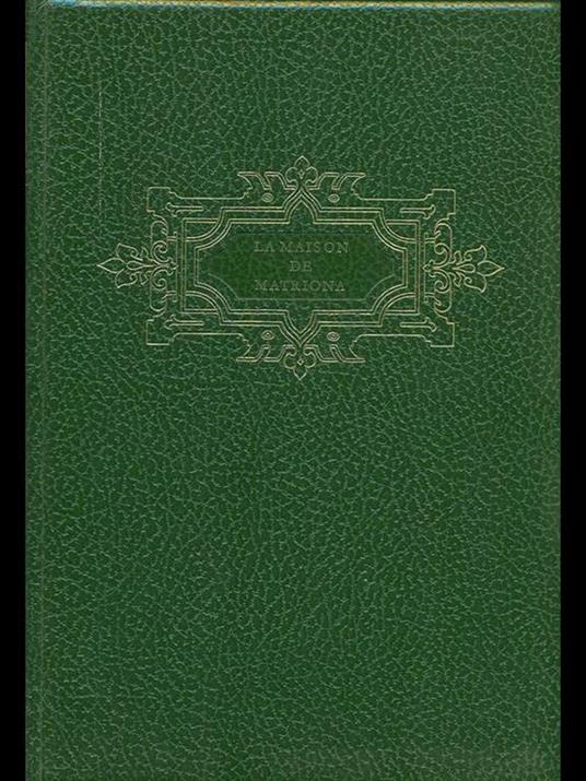 La maison de Matriona - Aleksandr Solzenicyn - copertina