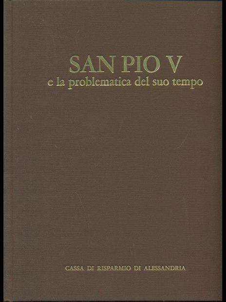 San Pio V e la problematicadel suo tempo - copertina