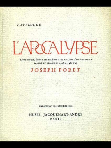 L' Apocalypse - copertina