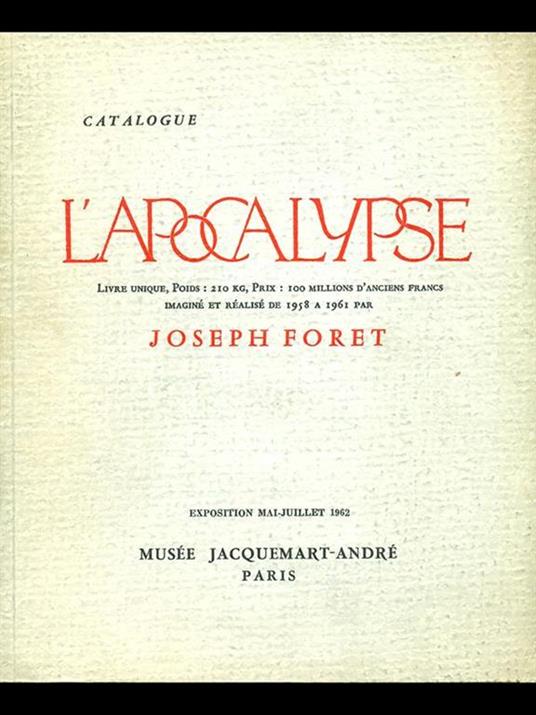 L' Apocalypse - copertina