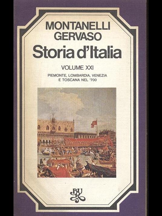 Storia d'Italia - Indro Montanelli - copertina