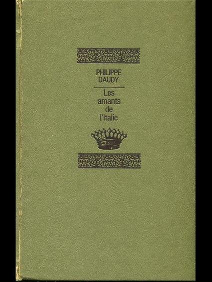 Les amants de l'Italie - Philippe Daudy - copertina