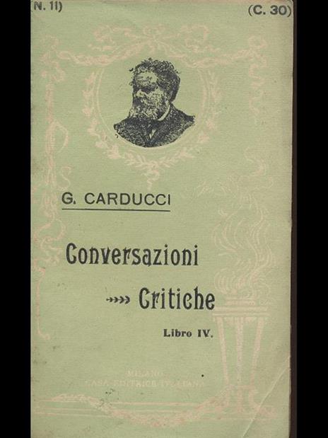 Conversazioni Critiche. Libro IV - 8