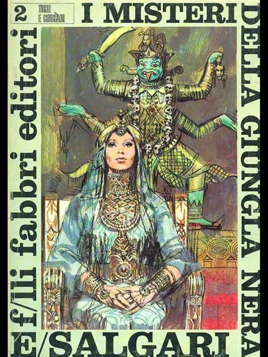 I misteri della giungla nera - Emilio Salgari - copertina