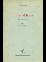 Storia d'Italia dal 476 al 1870 Vol. 1 dal 476 al 1500