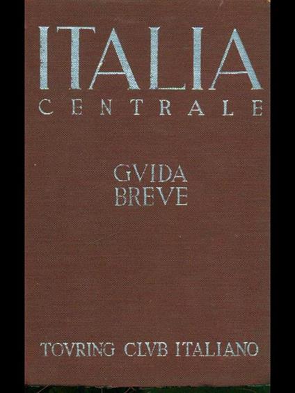 Italia Centrale 2 piante 29 cartine - copertina