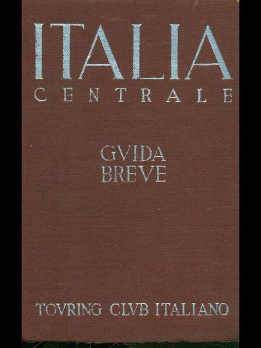 Italia Centrale 2 piante 29 cartine - copertina