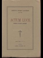 Actum Luce - rivista studi lucchesi anno XXIV n. 1-2