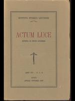 Actum Luce. Rivista studi lucchesi anno XVI n. 1-2