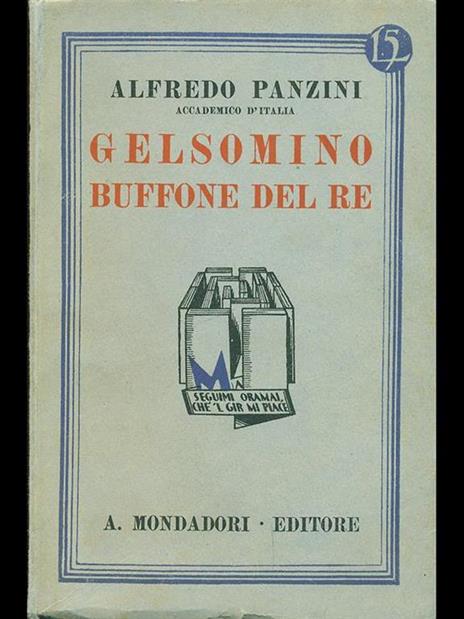 Gelsomino buffone del re - Alfredo Panzini - 2