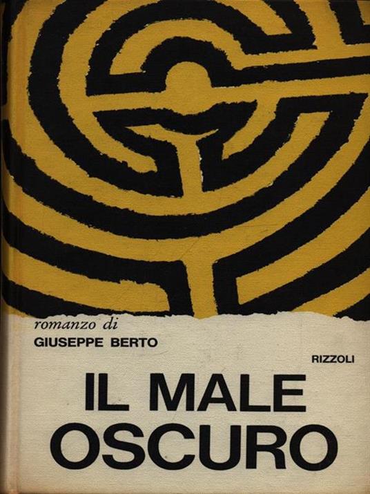 Il male oscuro - Giuseppe Berto - copertina