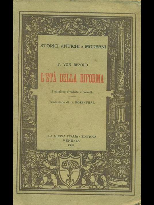 L' età della riforma - copertina