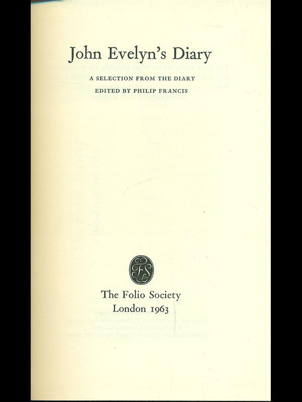 John Evelyn's diary