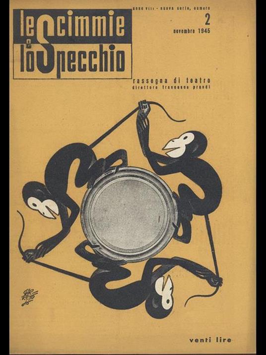 Le Scimmie e lo Specchio anno VIII num 2 - copertina