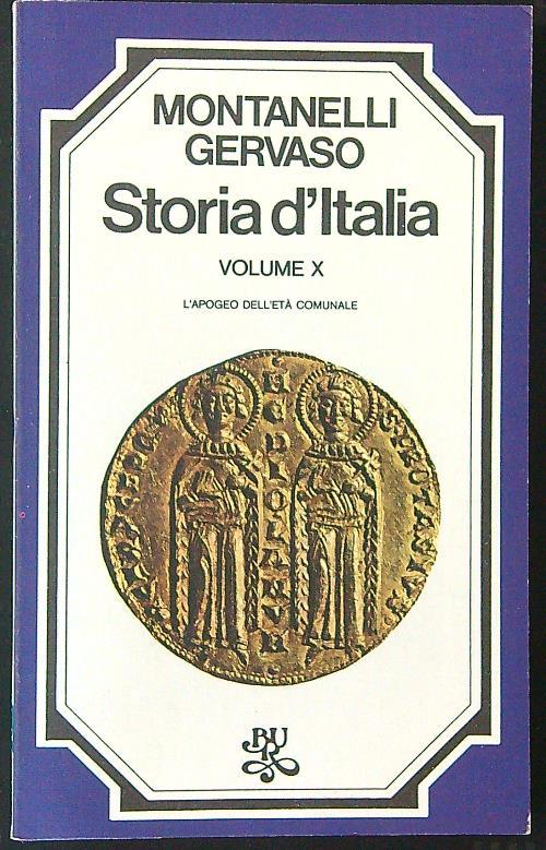 Storia d'Italia Vol. X. L' apogeo dell'età comunale
