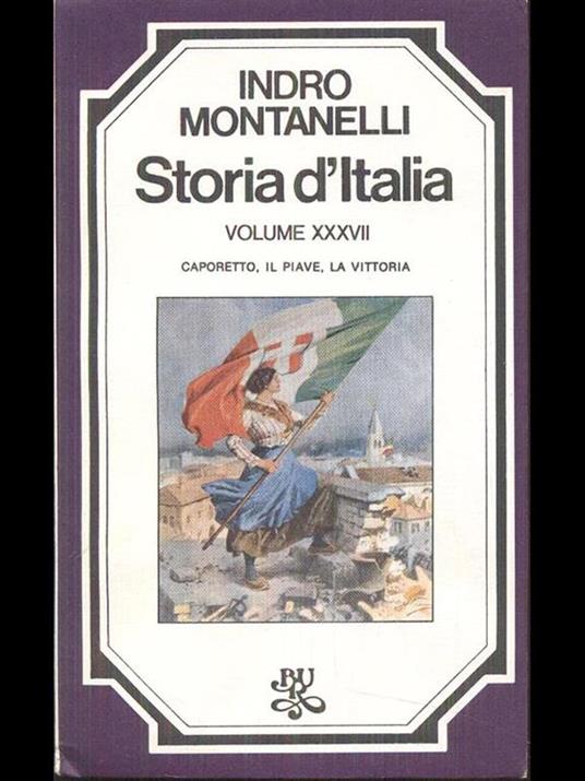 Storia d'Italia - Indro Montanelli - copertina