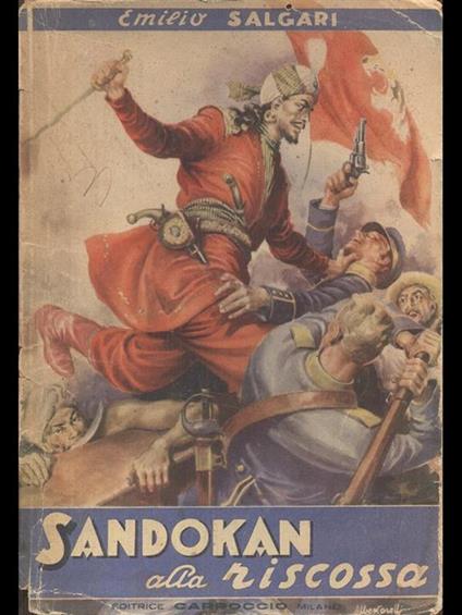 Sandokan alla riscossa - Emilio Salgari - copertina