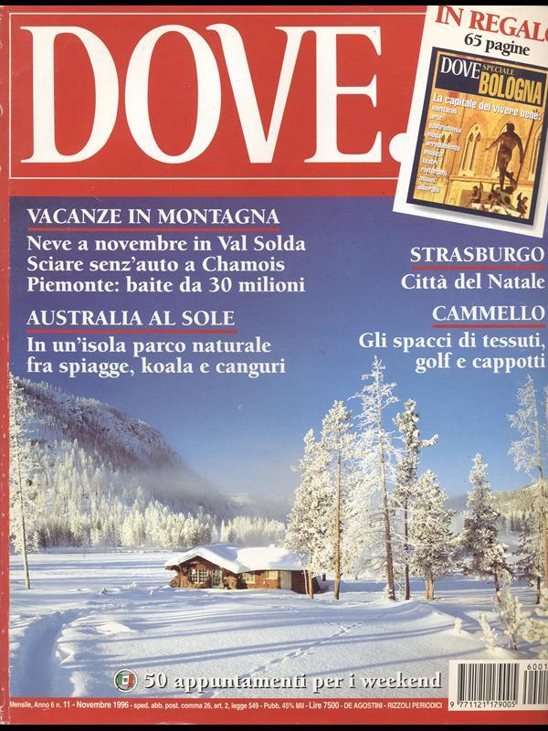 Dove Anno 6 n. 11 Novembre 1996