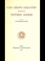 Caio Crispo Sallustio tradotto da Vittorio Alfieri