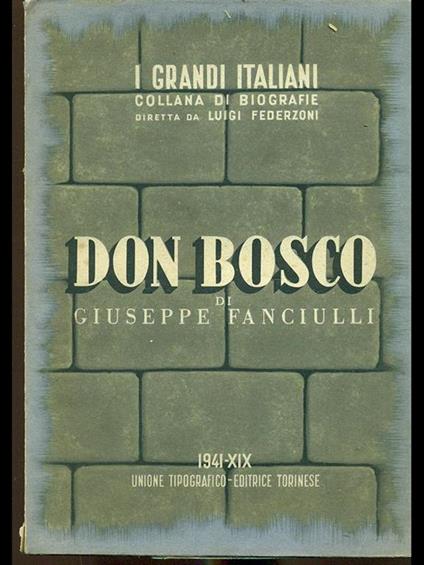 Don Bosco - Giuseppe Fanciulli - copertina