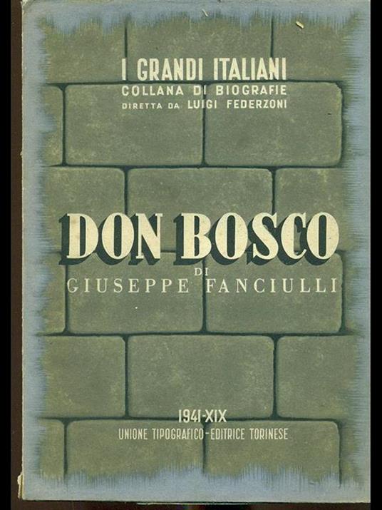 Don Bosco - Giuseppe Fanciulli - copertina