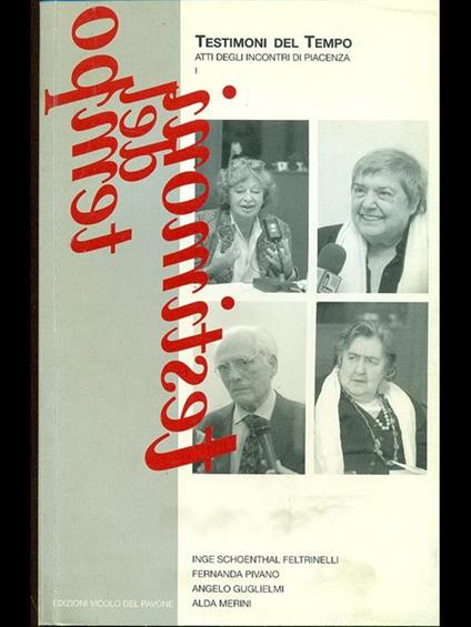 Testimoni del tempo vol. 1 - copertina