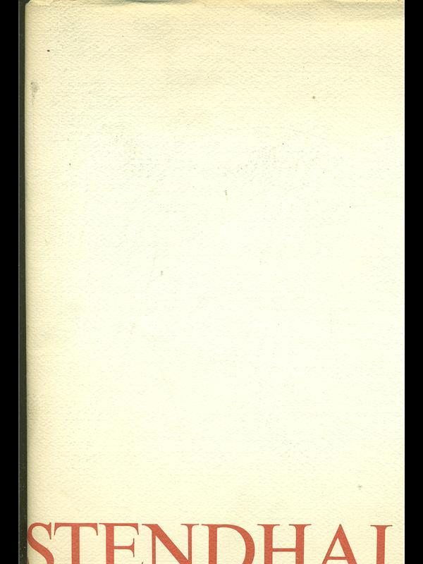 Stendhal. Opere