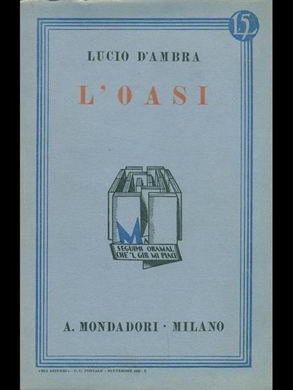L' oasi - Lucio D'Ambra - copertina