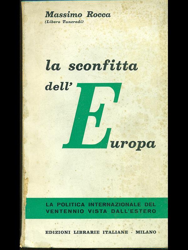 La sconfitta dell'Europa