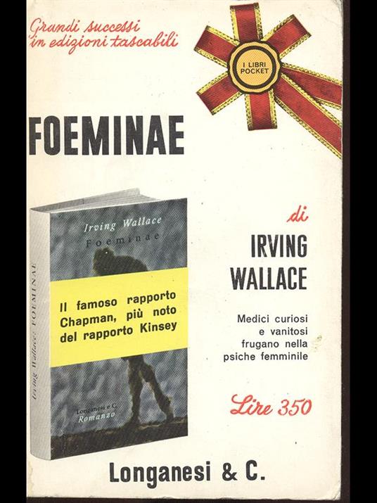 Foeminae - Irving Wallace - copertina
