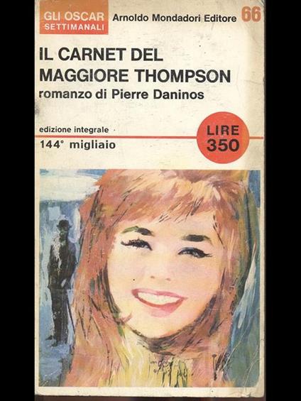 Il carnet del maggiore Thompson - Pierre Daninos - copertina