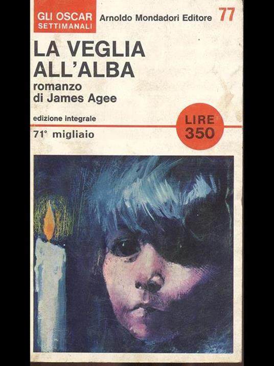 La veglia all'alba - James Agee - copertina