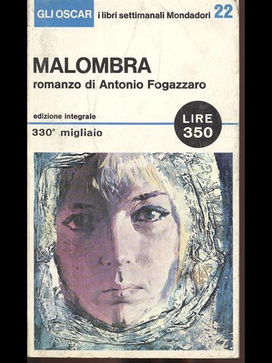 Malombra - Antonio Fogazzaro - copertina