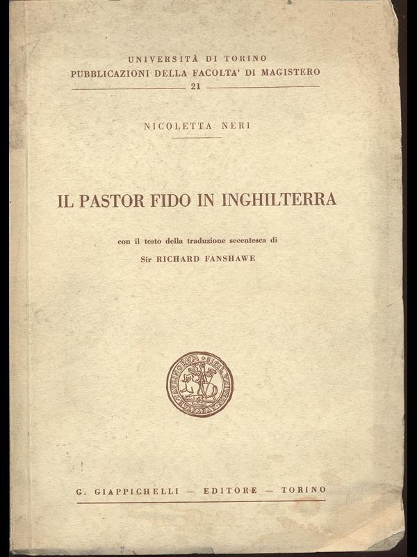 Il Pastor Fido in Inghilterra