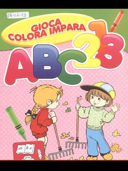 Gioca colora impara ABC 123 - copertina