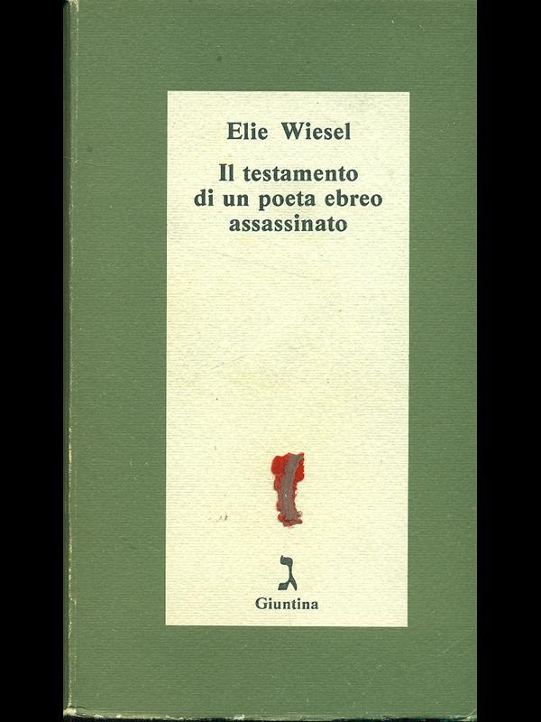 Il testamento di un poeta ebreo assassinato