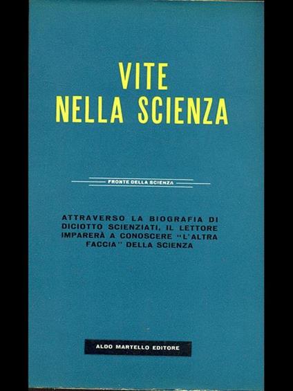 Vite nella scienza - copertina