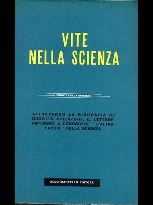 Vite nella scienza - copertina