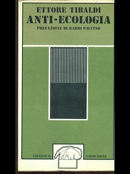 Anti-ecologia - copertina