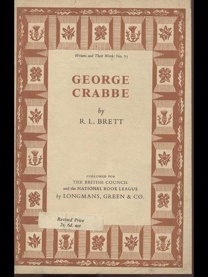 George Crabbe - copertina