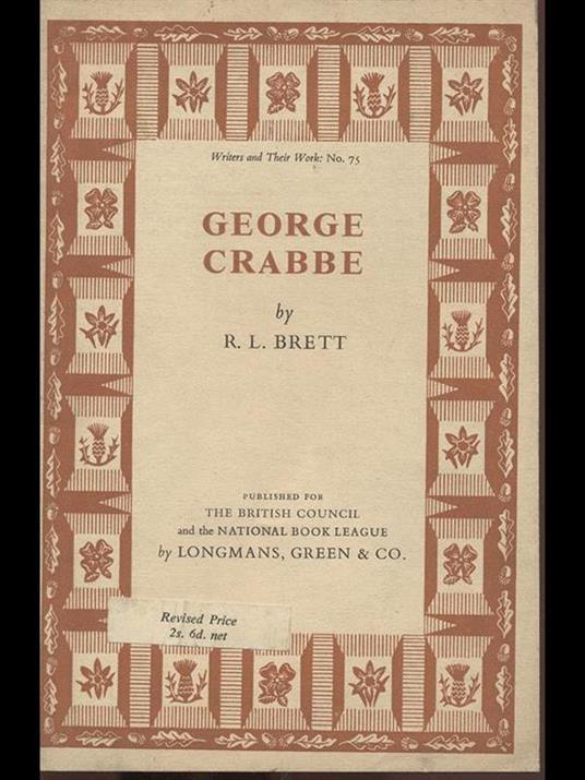 George Crabbe - copertina
