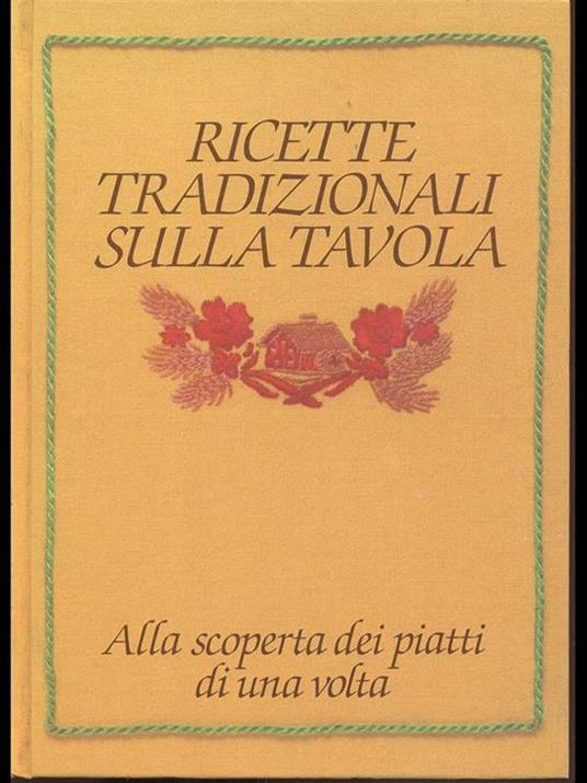 Ricette tradizionali sulla tavola - copertina