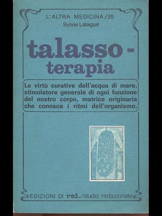 Talasso-terapia - Sylvie Lalague - copertina