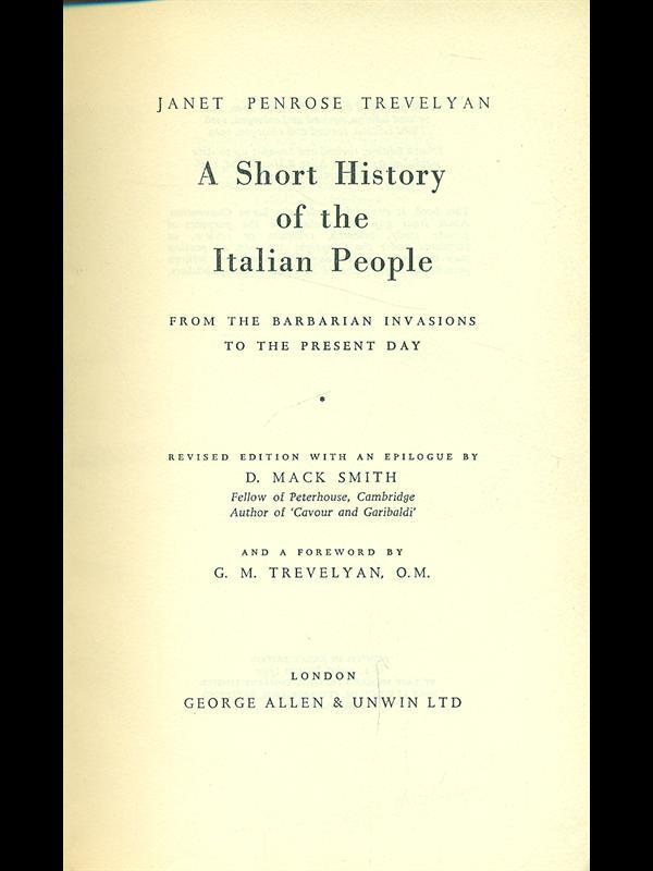 A short history of the Italian People