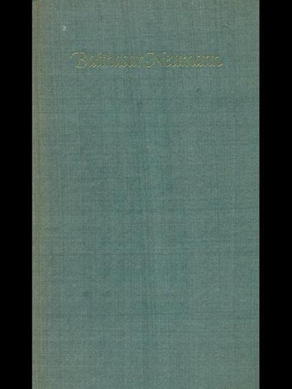 Balthasar Newmann - Max von Freeden - copertina