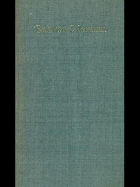 Balthasar Newmann - Max von Freeden - copertina