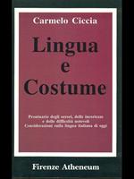 Lingua e costume
